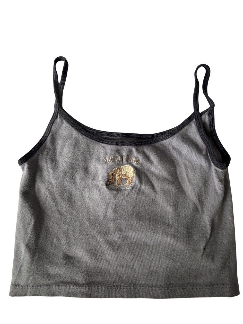 Brandy Melville Yukon Canada Cropped Tank Top